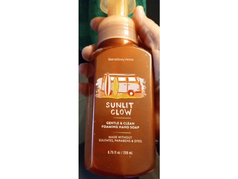 Bath & Body Works Gentle & Clean Foaming Hand Soap, Sunlit Glow, 8.75 fl oz/259 mL