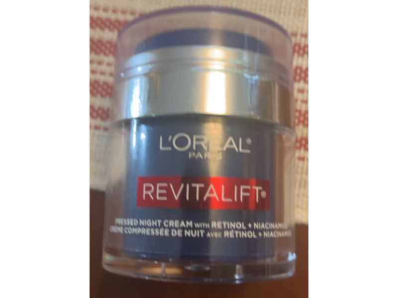 L'oreal Paris Revitalift Pressed Night Cream, 1.7 oz/48 g