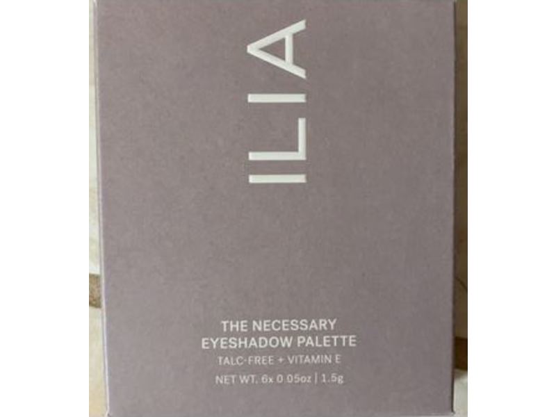 Ilia The Necessary Eyeshadow Palette, Talc Free + Vitamine E, Warm Nude, 0.05 oz/1.5 g