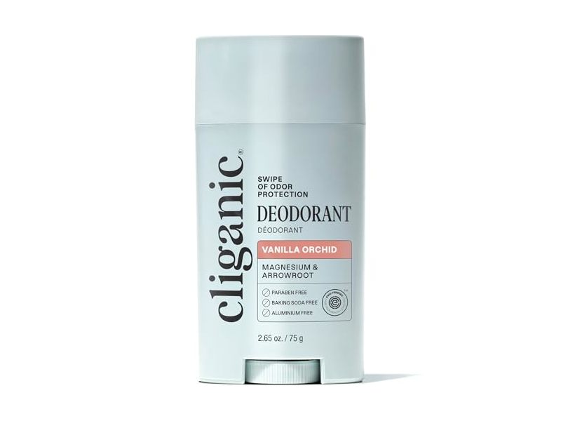 Cliganic Deodorant, Vanilla Orchid, 2.65 oz/75 g