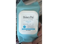 The Honey Pot Company Intimate Parts + Body + Face Wipes, Sensitive, 30 Count - thumbnail 3