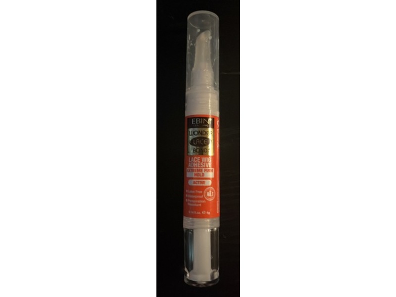 Ebin New York Wonder Lace Bond Lace Wig Adhesive, Active, 0.14 fl oz/4 g