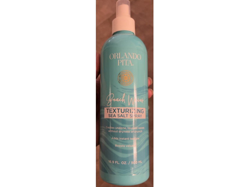 Orlando Pita Texturizing Sea Salt Spray, Beach Waves, 16.9 fl oz/500 mL