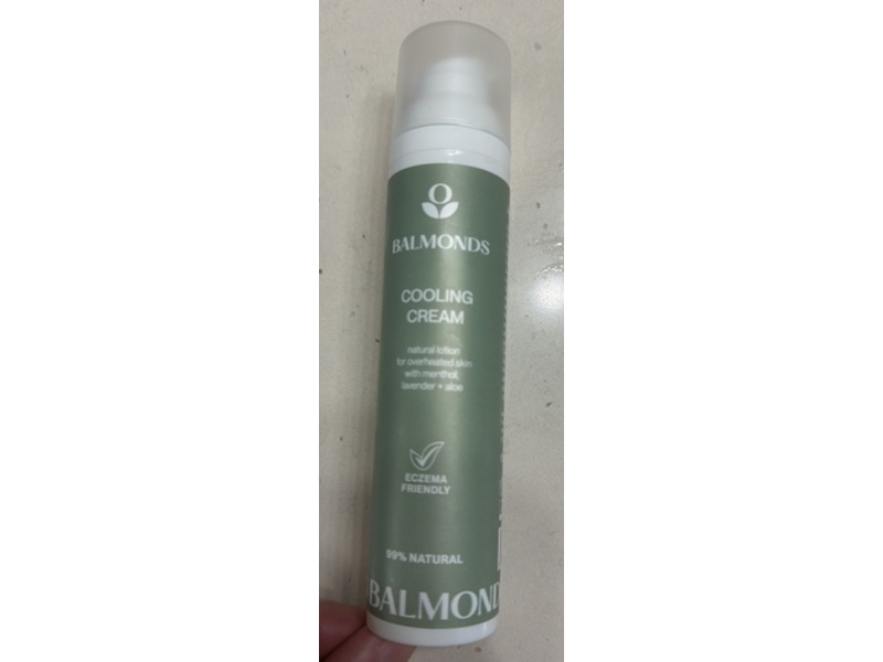Balmonds Cooling Cream, Menthol Lavender+Aloe, 3.5 oz/100 mL