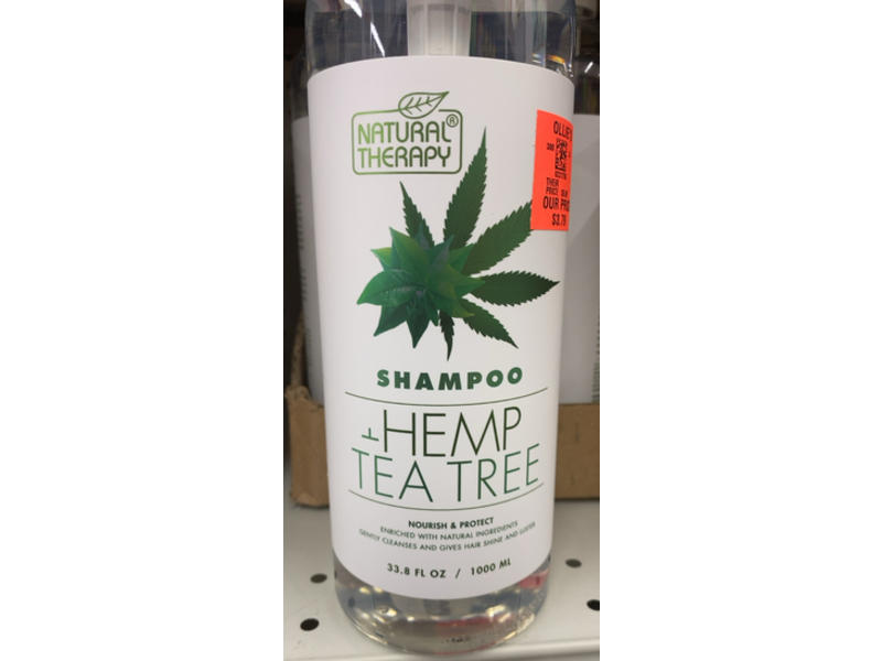 Natural Therapy Nourish & Protect Shampoo, Hemp Tea Tree, 33.8 fl oz/1000 mL