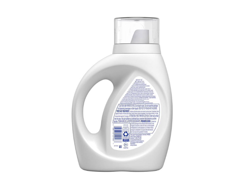 Tide Free & Gentle Liquid Laundry Detergent, Unscented, 42 fl oz/1.24 L, 32 Loads