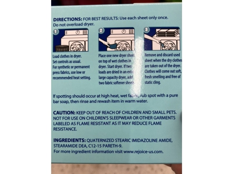 Home Bright Fabric Softener Dryer Sheets, Free & Clear, 40 Count