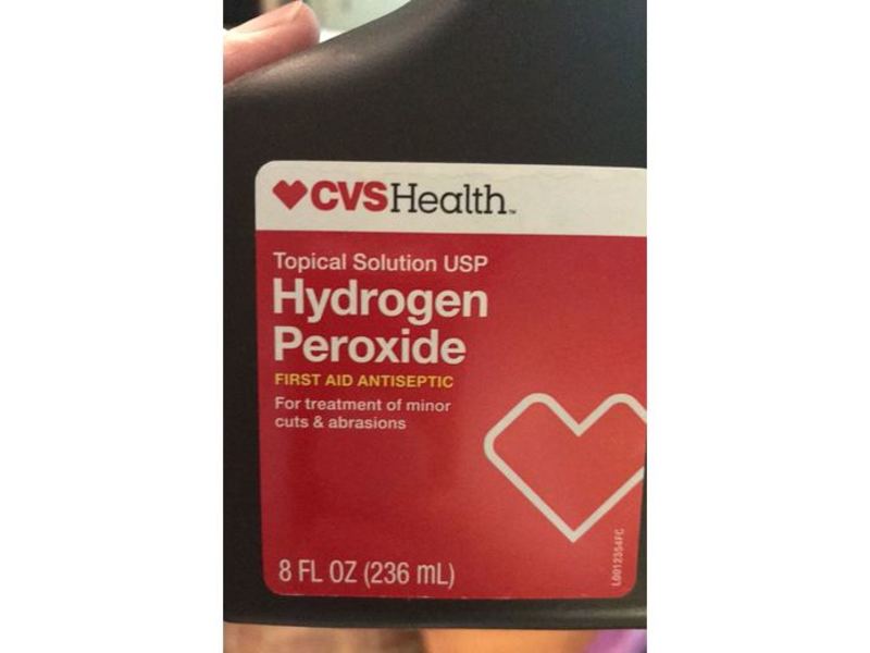 CVS Health First Aid Antiseptic Topical Solution, Hydrogen Peroxide, 8 fl oz/236 mL