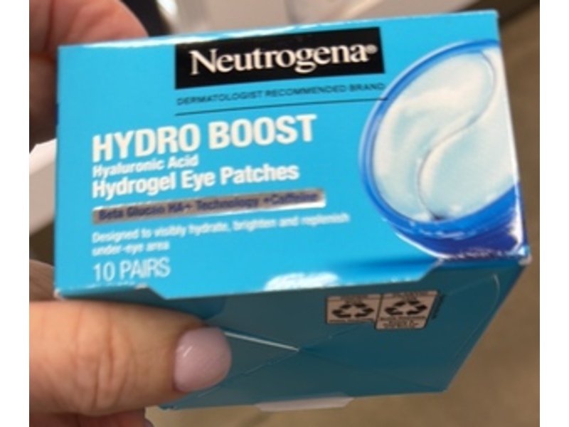 Neutrogena Hydro Boost Hydrogel Eye Patches, 10 Pairs, 20 Count