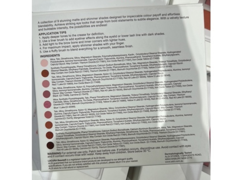 Lacura Beauty Eyeshadow Palette, 9.6 g