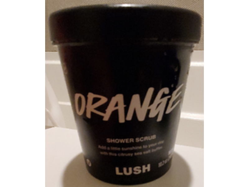 Lush Orange Shower Scrub, 10.2 oz/290 g