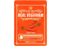FortheSkin Real Vegifarm Double Shot Mask, Carrot, 0.77 fl oz/23 mL - Image 2