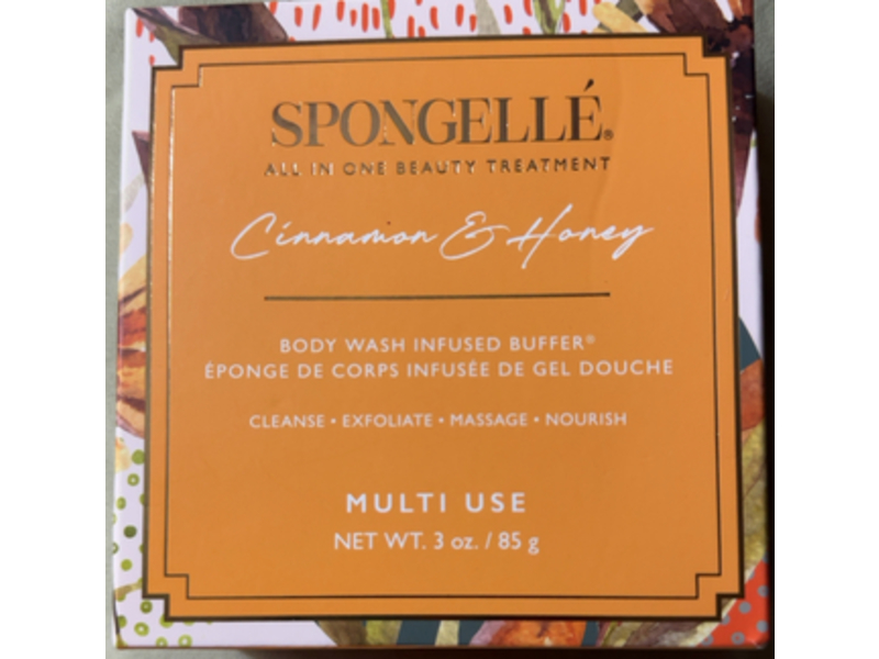 Spongelle Body Wash Buffers , Cinnamon & Honey, 3 oz/85 g