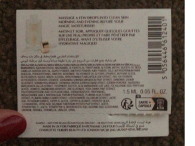 Charlotte Tilbury Magic Serum Crystal Elixir, 0.05 fl oz/1.5 mL