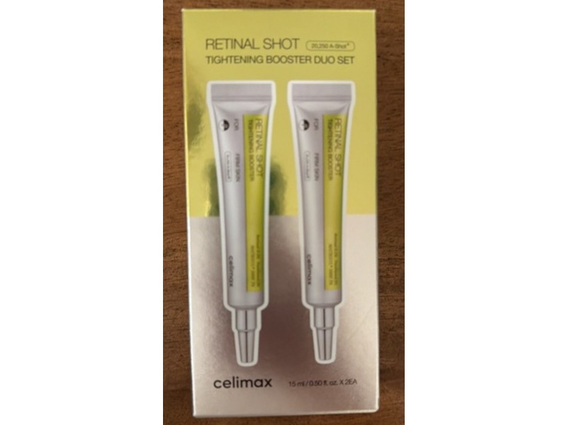 Celimax Retinal Shot Tightening Booster Duo Set, 0.50 fl oz/15 mL
