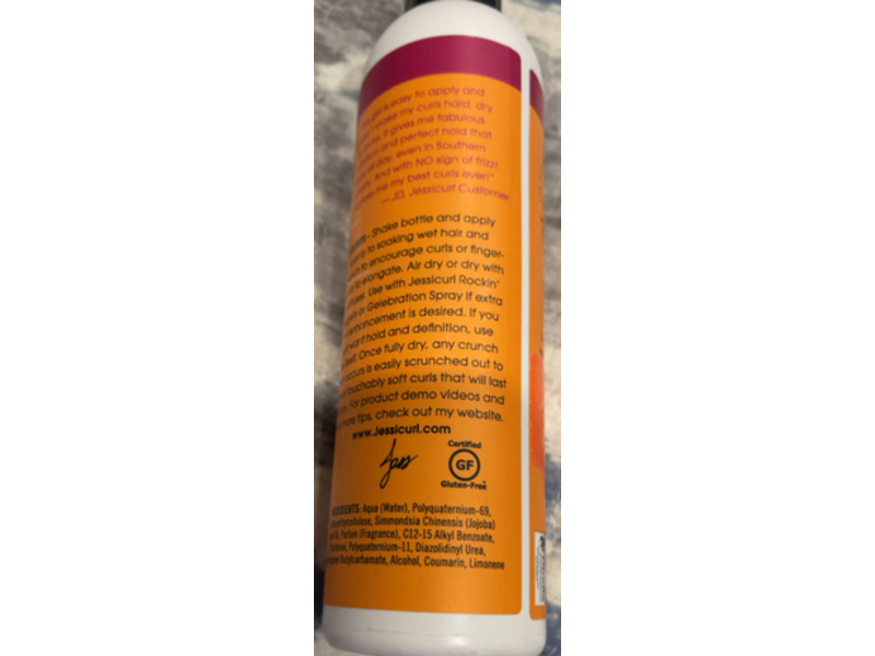 Jessicurl Spiralicious Gel, Island Fantasy, 8 fl oz/237 mL