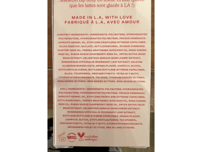 Tower 28 Just Add Milky Iced Latte Lip Jelly Duo, Chestnut, Chill, 0.127 oz/3.6 g