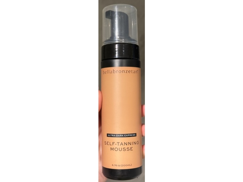 Bella Bronze Tan Ultra Dark Express Self-Tanning Mousse, 6.76 oz/200 mL