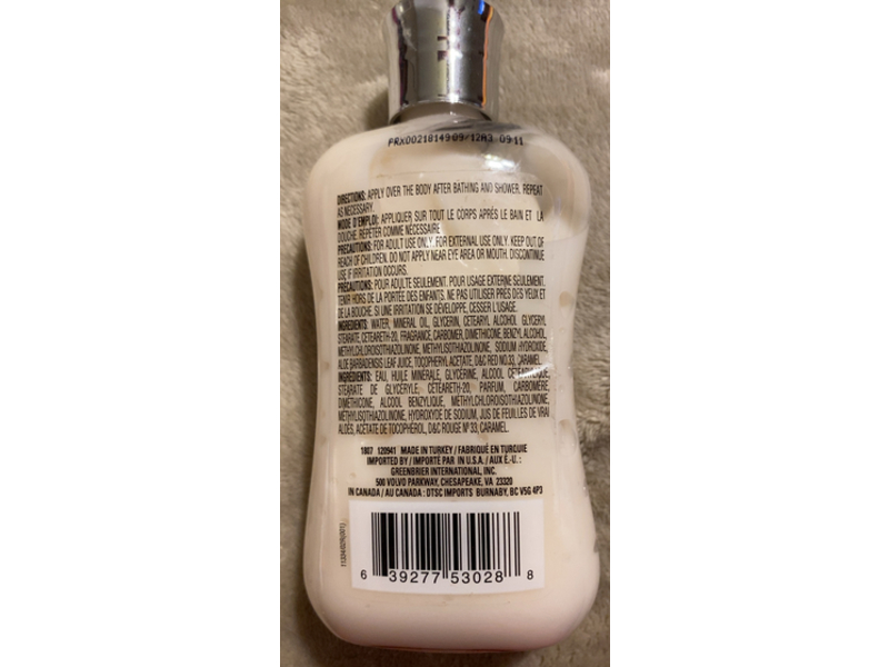 April Bath & Shower Body Lotion, Vanilla Brown Sugar, 8 oz/227 g