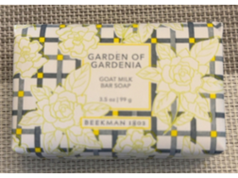 Beekman 1802 Goat Milk Bar Soap, Garden of Gardenia, 3.5 oz/99 g