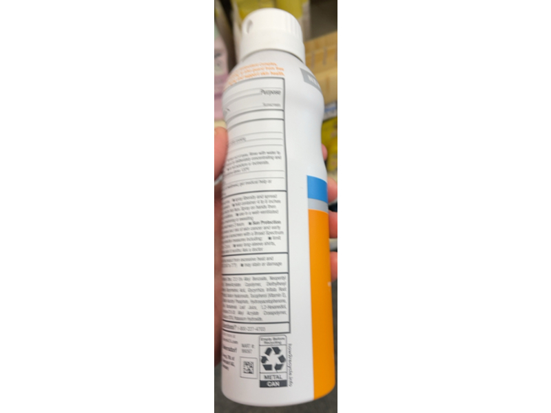 Eucerin Advanced Hydration Sunscreen Lotion Spray, SPF 30, 6 oz/170 g