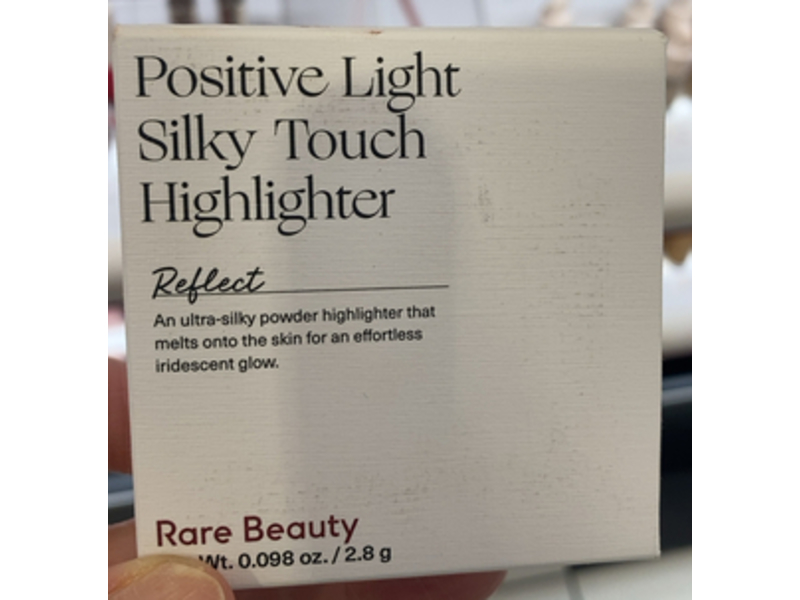 Rare Beauty Positive Light Silky Touch Highlighter, Reflect, 0.098 oz/2.8 g