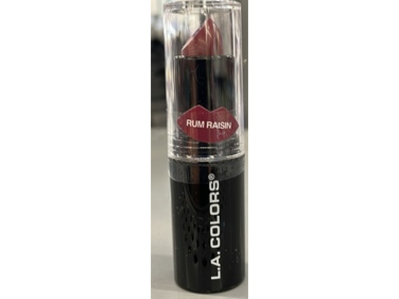 L.A. Colors Pout Chaser Lipstick, Rum Raisin, 0.13 fl oz/3.8 g, Pack Of 2
