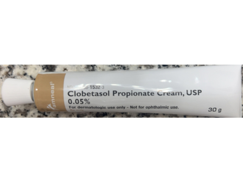 Clobetasol Propionate Cream, 0.05%, 30 g, Amneal, (Rx)