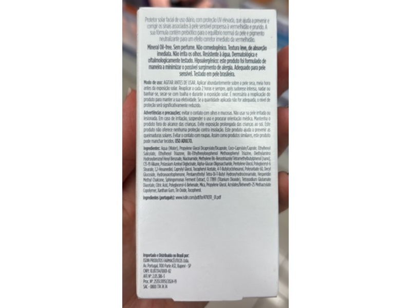 ISDIN Fotoultra Redness Sunscreen, SPF 50, 50 mL
