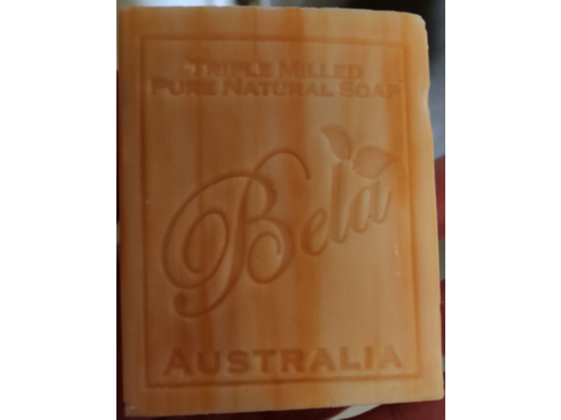 Bella Triple Milled Pure Natural Soap, Orange Zest, 3.3 oz/93.5 g, Pack Of 12