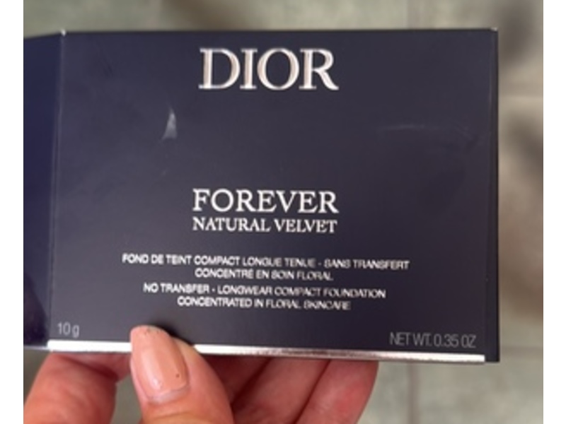 Dior Forever Natural Velvet Compact Foundation, 3N Neutral, 0.35 oz/10 g