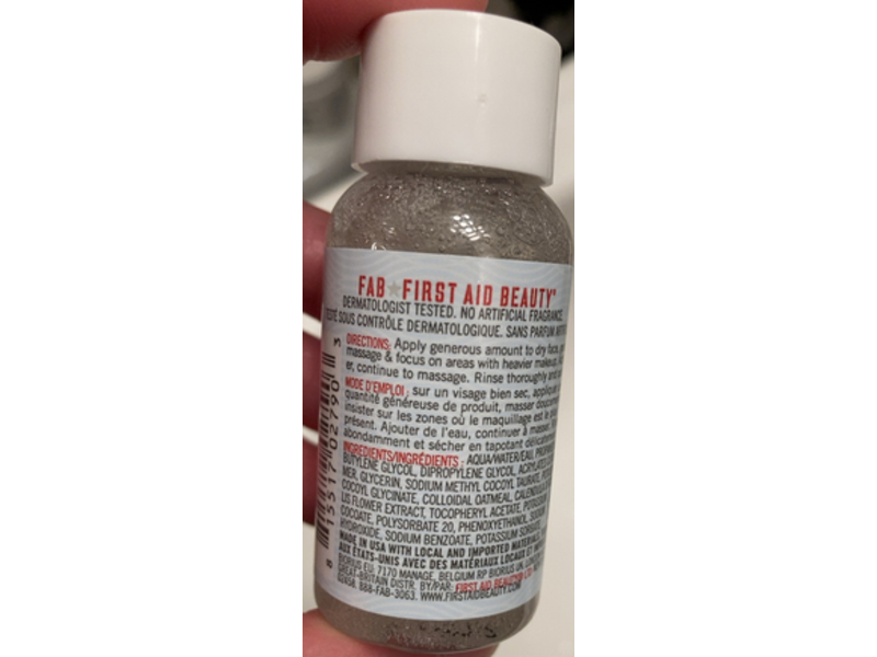 First Aid Beauty Cleansing Oil + Makeup Remover, 1 fl oz/30 mL