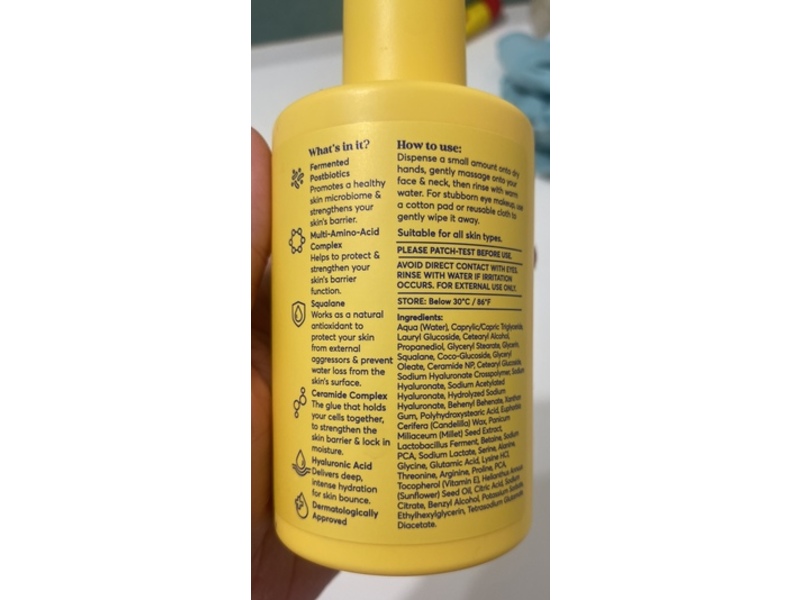 Essano Happy Skin Makeup Melt Milky Oil Cleanser, 6.76 fl oz/200 mL