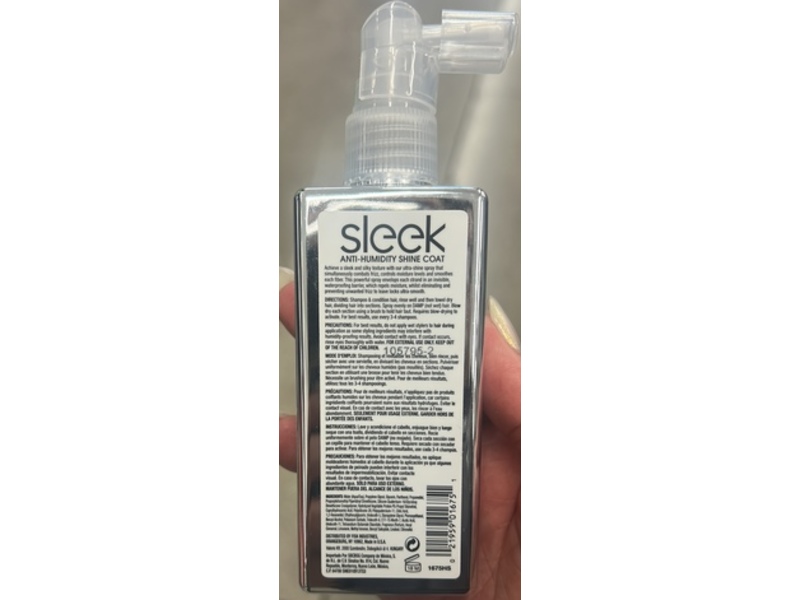 Hair Chemist Sleek Anti-Humidity Shine Coat, 3 fl oz/88.7 mL