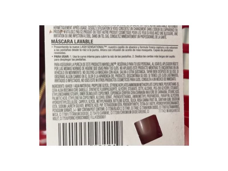 Maybelline New York Lash Sensational Mascara, Midnight Black, 0.32 fl oz