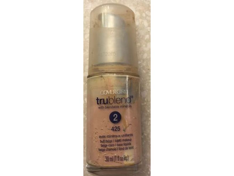 CoverGirl TruBlend Liquid Makeup Foundation, 425 Classic Tan, 1 fl oz/30 mL