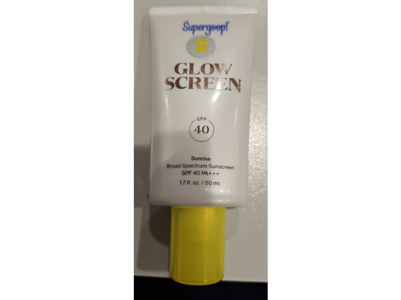 Supergoop! Glow Screen Sunscreen, Sunrise, SPF 40 PA+++ , 1.7 fl oz/50 mL