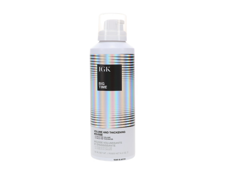 Igk Big Time Volume & Thickening Mousse, 6.2 oz/180 mL