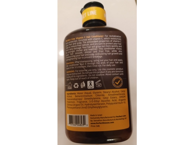 Perfect Line Anti-Aging Replenishing Moisture Ultra Hydrating Conditioner, Vitamin C, 13.52 oz/400 mL