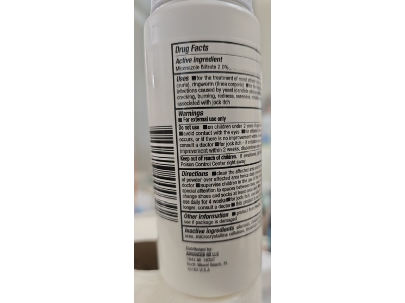 Puregen Labs Treatment Antifungal Powder, Miconazole Nitrate 2%, 3 oz/85 g