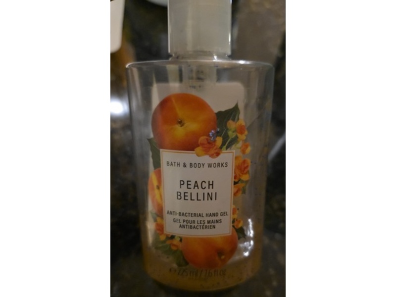 Bath & Body Works Anti-Bacterial Hand Gel, Peach Bellini, 7.6 fl oz/225 mL