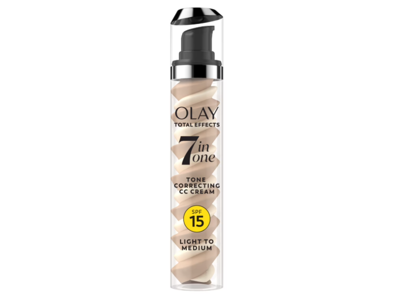 Olay 7 In One Tone Correcting CC Cream With Sunscreen, SPF 15, Light To Medium, 1.7 fl oz/ 50 mL