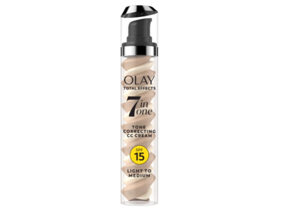 Olay 7 In One Tone Correcting CC Cream With Sunscreen, SPF 15, Light To Medium, 1.7 fl oz/ 50 mL