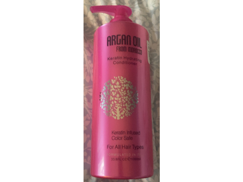 Argan Oil Morocco Keratin Hydrating Conditioner, 33.8 fl oz/1000 mL