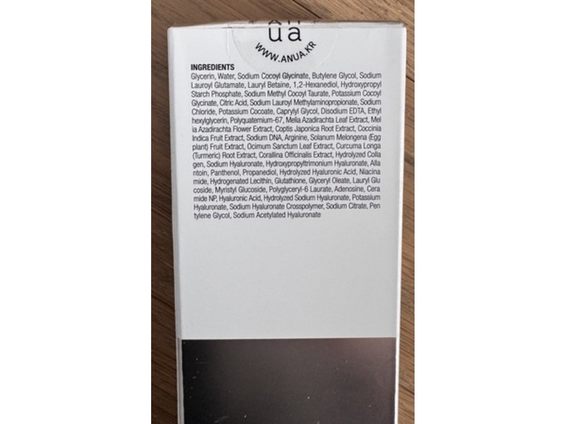 Anua Moisturizing Cleansing Foam, PDRN + Hyaluron, 5.07 fl oz/150 mL