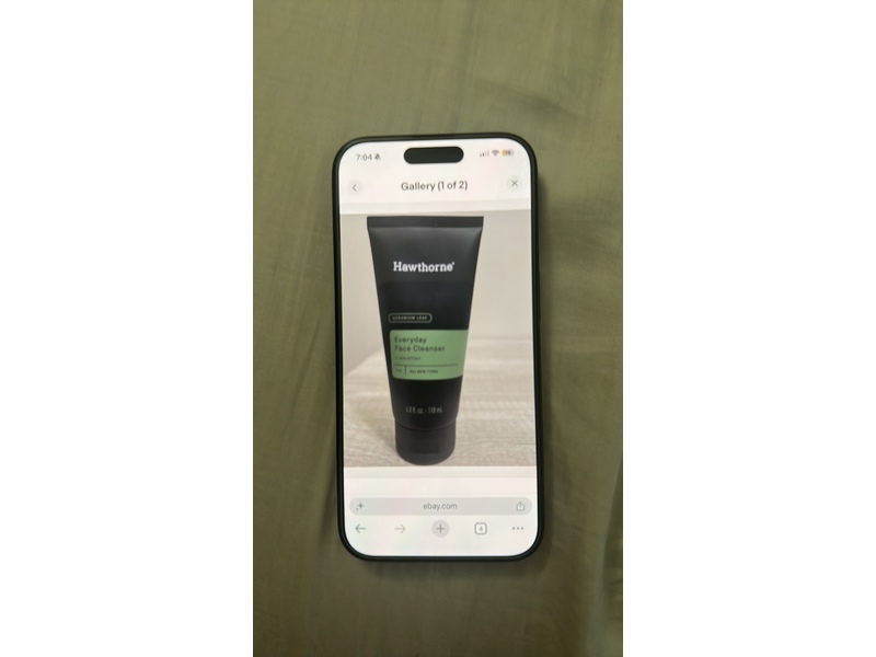 Hawthorne Everyday Face Cleanser, Aloe Extract, 4 fl oz/118 mL