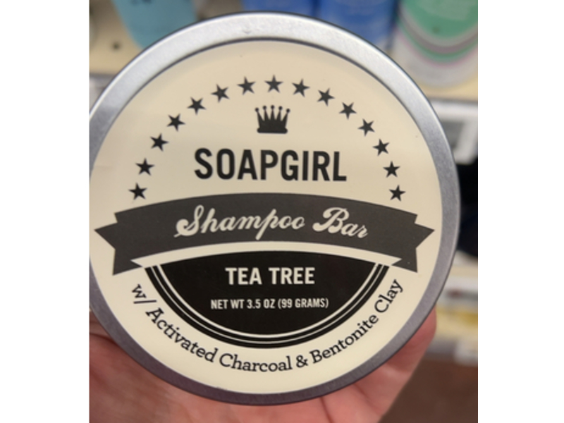 Soapgirl Shampoo Bar, Tea Tree, 3.5 oz/99 g