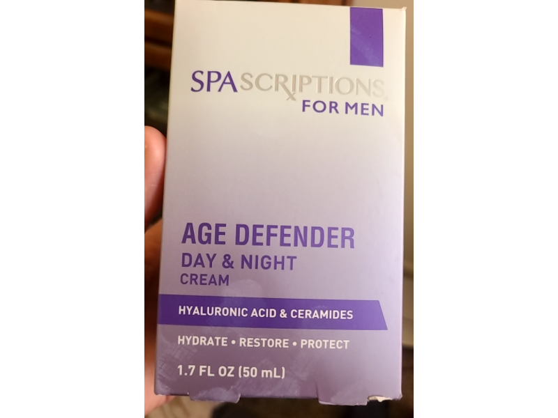 Spascriptions Age Defender Day & Night Cream, Hyaluronic Acid & Ceramides, 1.7 fl oz/50 mL
