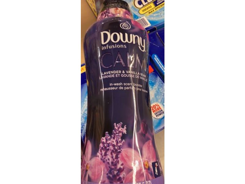 Downy Infusions Calm In-Wash Scent Booster, Lavender & Vanilla Bean, 37.5 oz/1.06 Kg