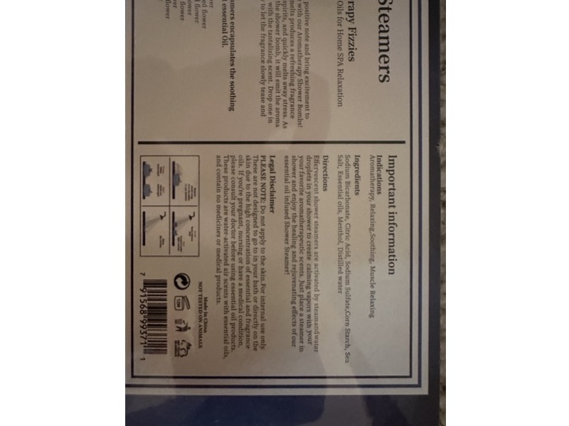 Shower Steamers Eight Aromatherapy Fizzies Eyeshadow Palette, 1.06 oz/30 g